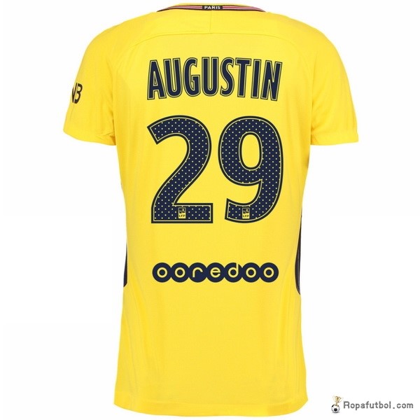 Camiseta Paris Saint Germain Replica Segunda Ropa Augustin 2017/18